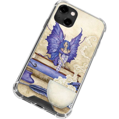 Amy Brown Bookworm Fairy iPhone 14 Clear Case